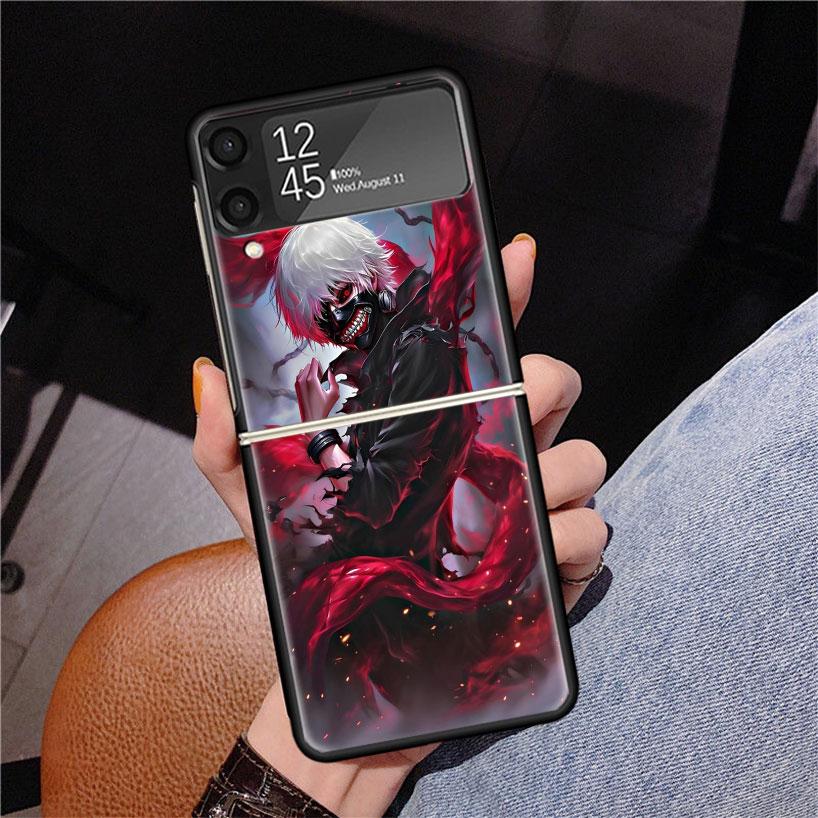 G-Ghoul Tokyo Kaneki Ken Phone Case For Samsung Z Flip 7 6 5 4 3 Galaxy ZFlip7 ZFlip6 ZFlip5 ZFlip4 ZFlip3 5G Print Cover