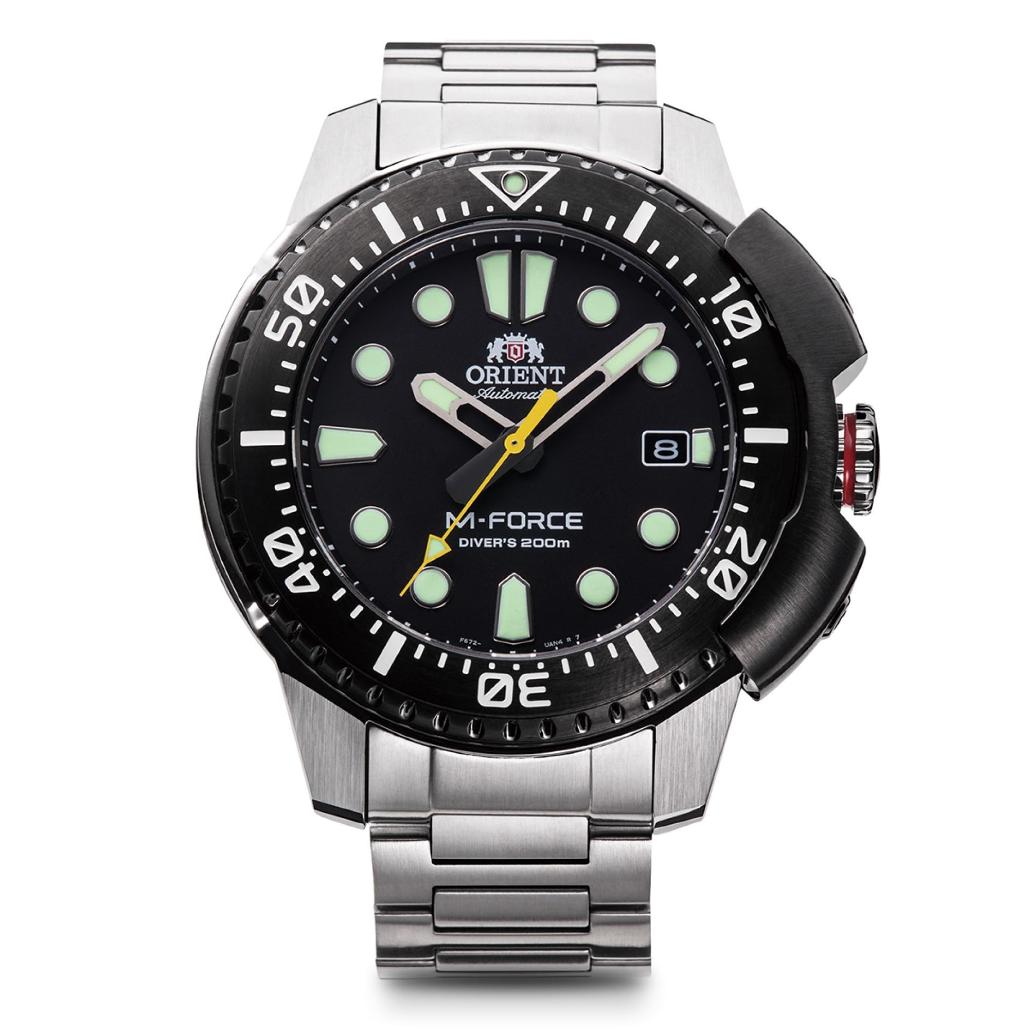 

ORIENT Automatic Watch M-Force M-Force Mechanical Automatic 200m Scuba Diving Waterproof RN-AC0L01B чорний