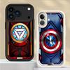 Handyhülle für iPhone XS Max 15 16 14 Plus 16e XR 17 Air 13 12 11 Pro Max Weiche Hülle Marvel Ironman Sipiderman