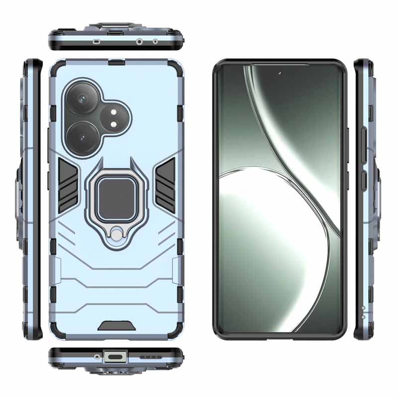 Shockproof Case For Realme GT 6T Neo 6 SE Neo6 Armor Holder Protect Back Coque for OPPO A40 A40m A60 A79 A80 4G 5G Phone Cover