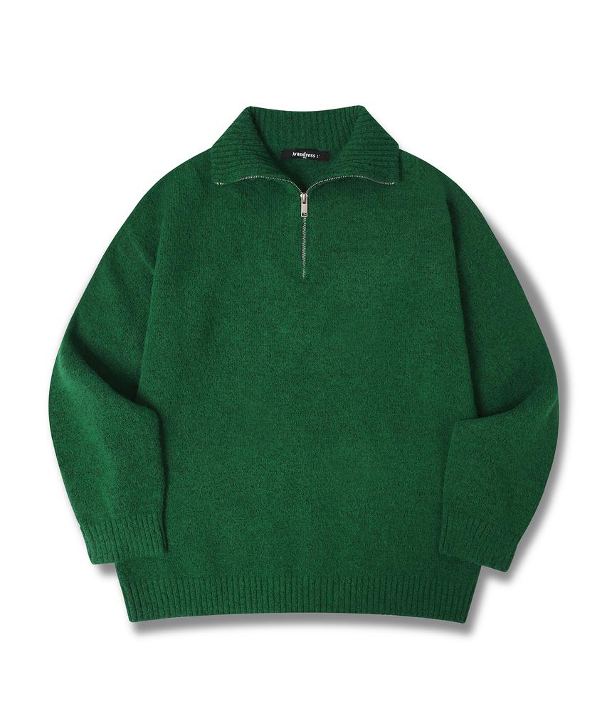 AVANDRESS Angora Half Zip-Up Knit - 5 Col