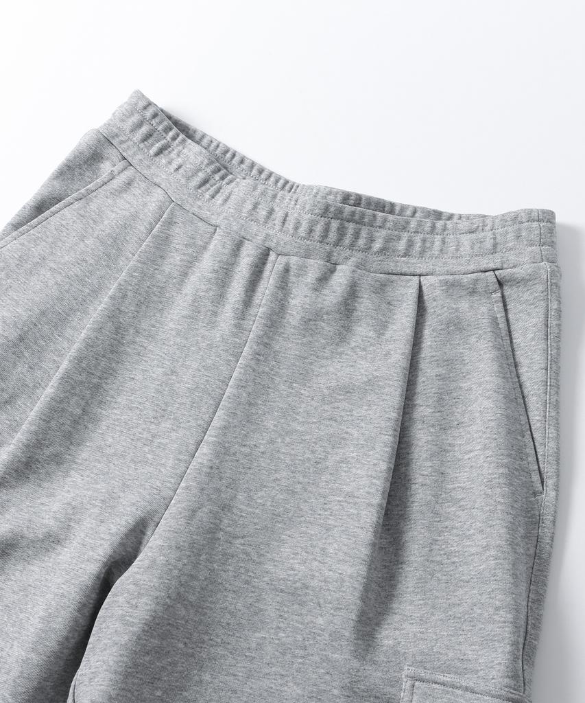 UCLA Unisex Tam Lastikli Tek Pileli Geniş Kargo Pantolon [M-Gri] (Ub6Lp92)