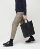 National Publicity Modesto Hq Leather Crossbody Tote Bag