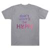 Dont Worry Be Hoppy Letter Print T-shirts Judy Cotton T Shirts Cute Funny Cute Bunny Tee Unisex Couples Creative Gift