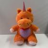 25cm Schattige Oranje Nijlpaard Eenhoorn Pluche Speelgoed Zacht Gevuld Dier Pop Kinderen Cadeau Huisdecoratie