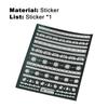 Universal Embossed Nail Nails Ornaments Decals Persistent Portable Engraved Pattern