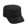 New Flat-top Military Hat Fabric Sealing Spring and Summer Men's Hat Big Head Circumference Men's Hat One Piece