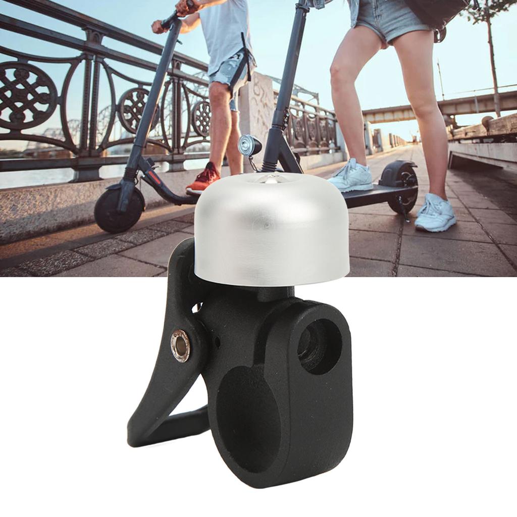 Electric Scooter Bell Louder Sound Aluminum Alloy Cycling Handlebar Bell Horn with Folding Hook for Xiaomi M365