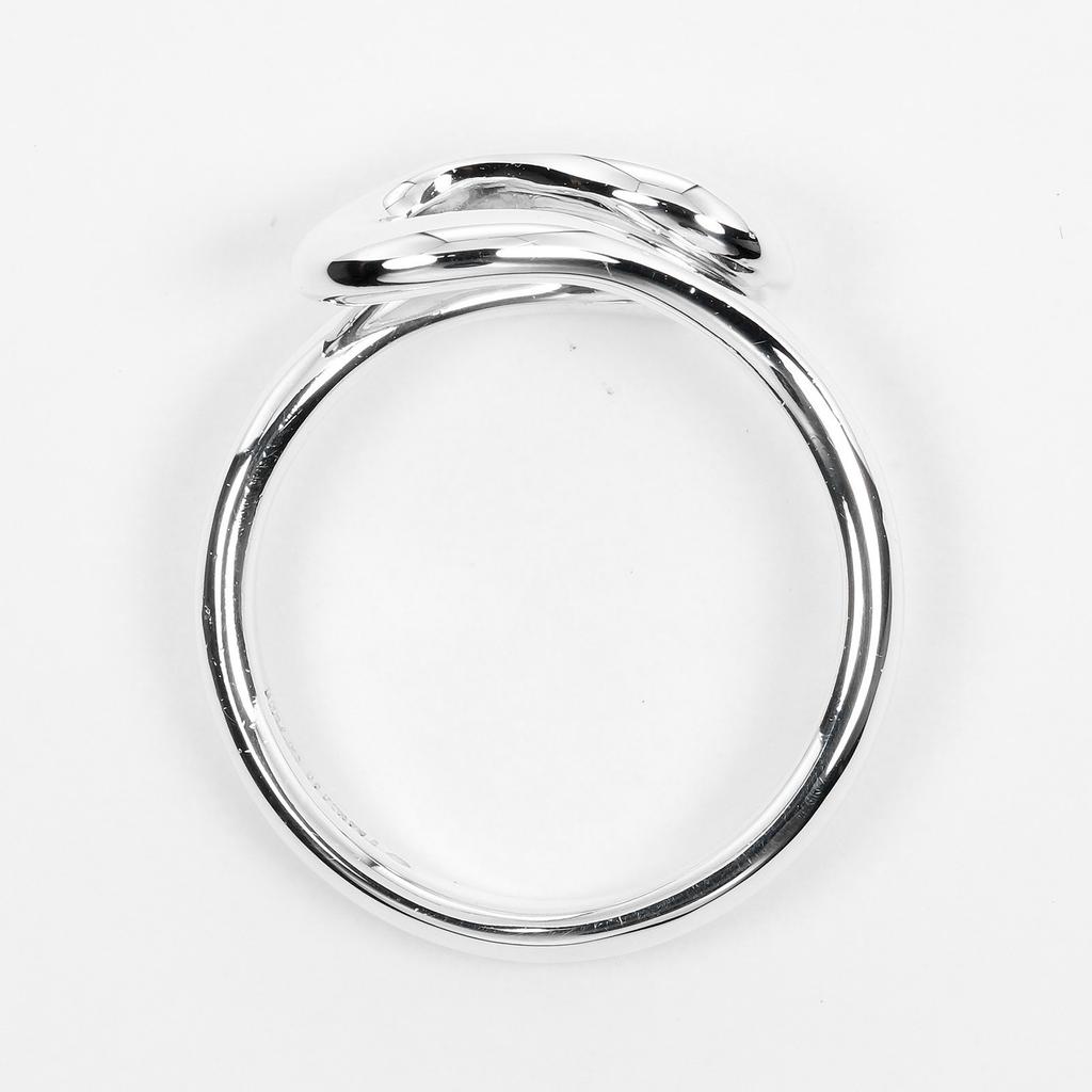 TIFFANY&Co. Open Wave Ring Silver925 #4.9(US Size) 3g Women Used