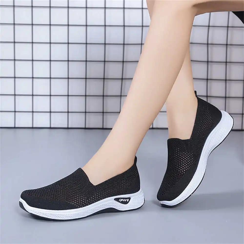 Round Tip High Sole Women's Sneakers Original Hight Top Sneakers Shoes Boots Green Sports Runners Suppliers Tenes Zapato