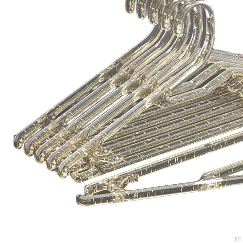 6 Pieces Clothing Hangers Closet Organizer Hanger Nonslip Durable Heavy Duty Laundry Clothes