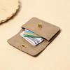 New Solid Color Women Wallet Multi Layer Card Slot Purse Card Holder Photo Coin Storage Organizer Fashion Leather Bag