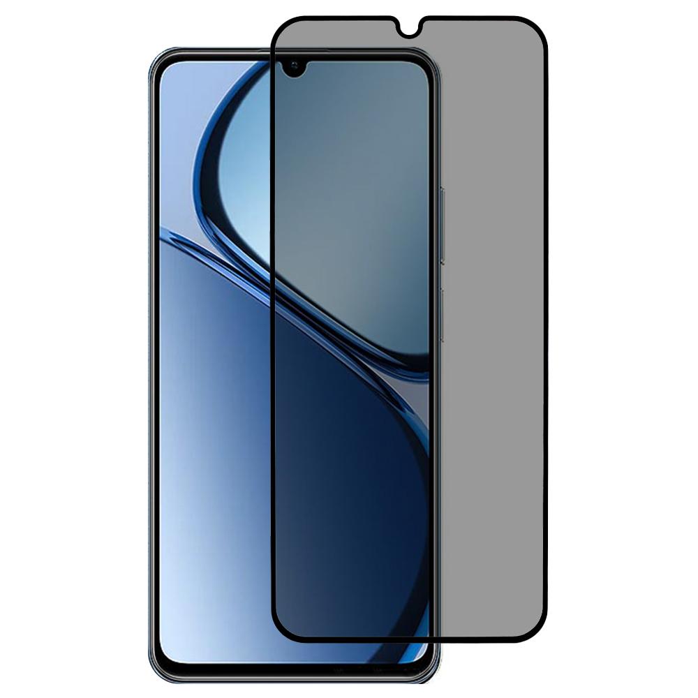 

For Realme Note 60x 4G/C63 4G/C61 4G For Anti-Peep Full Covering Screen Protector Silk Printing Tempered Glass Film Type A