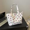 Women“s Bags Strawberry Print Cute Sweet Shoulder Bag Japanese Harajuku Artistic Kawaii Large Capacity Portable Handbag For Girl