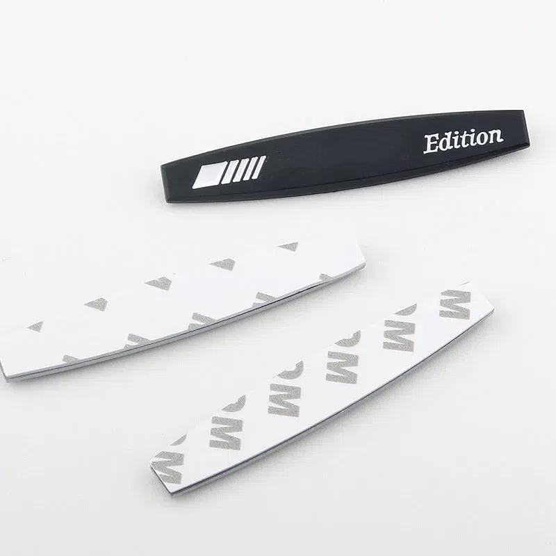 2 buc Metal 3D Crom Negru Logo A-G Edition Emblema Insignă Aripă Auto Pentru -MG Edition Autocolant Accesorii