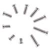 600Pcs Box 10 Sizes Stainless Steel Screws Watch Eyeglass Repair Accessory