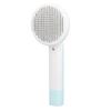 Pet Slicker Brush 2 in 1 Detangling Self Cleaning Floating Hair Removal Pet Grooming Comb with Nail Grinder for Cat