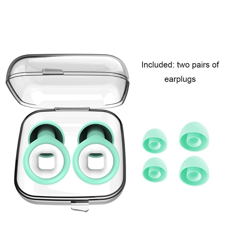 Motorcycle Noise Reduction Earplugs Silicone Soundproof Earplugs Anti-Noise Mute Earplugs For Travel Bikers Sleeping Work