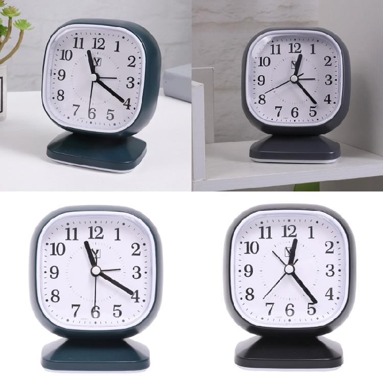Noiseless Alarm Clock with No Ticking Designs Suitable for Students and Professional Quiet Movement Analog Table Clock