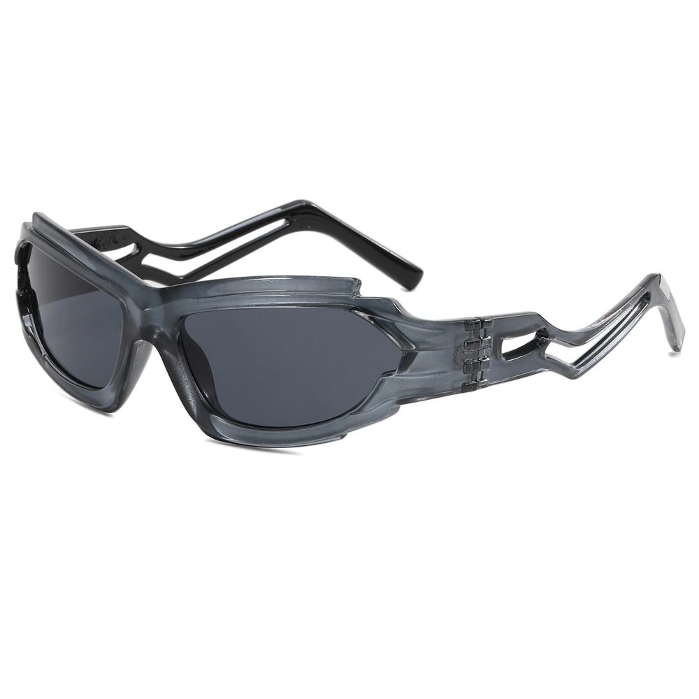 Superhot Eyewear 11417 Fashion 2023 Irregular Steampunk Shades Sporty Y2K Sunglasses