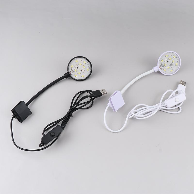 Fish Tanks Clip-On Light Clamp Aquarium Lights Led Beads Lights 360-Degree Rotations 5W Usb Plugs