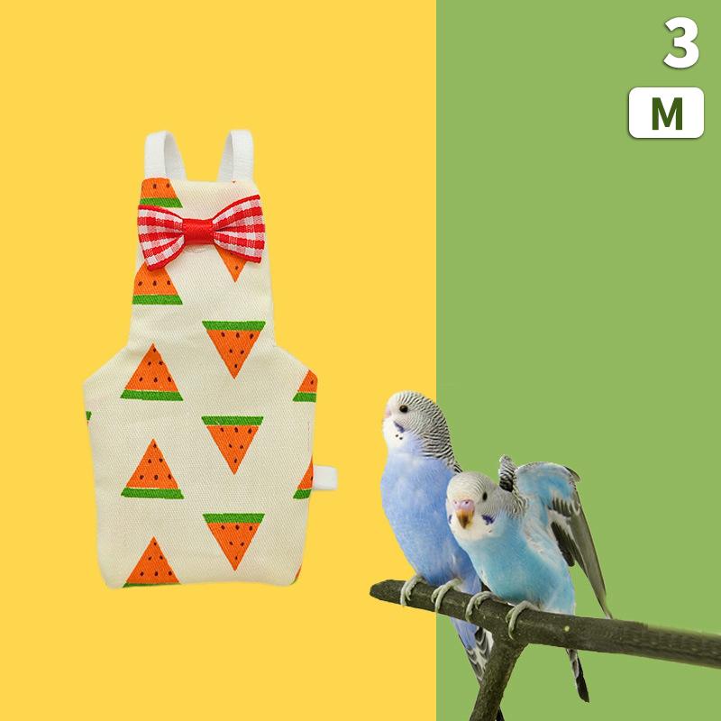 Pañal para Paloma Pañales Para Pájaros Ropa de Tela para Loro Pajarita Lavable Traje de Vuelo para Loro Transpirable Mantener a los Pájaros Limpios