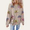 2025 European Autumn/Winter Women's Christmas Print Loose Pullover Hoodie