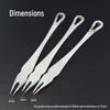 Stainless Steel Leather Spacing Gauge for Handcraft DIY – Precise Line Drawing Tool