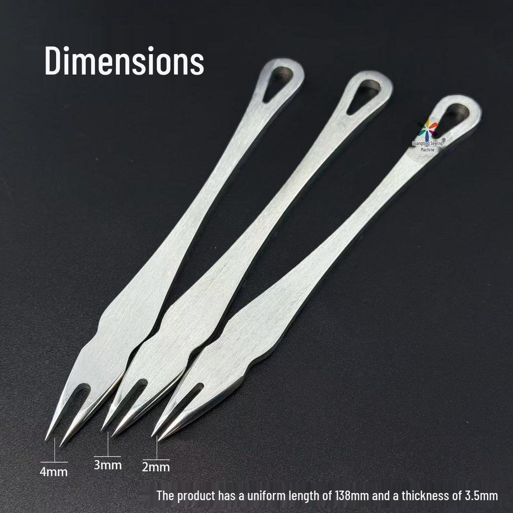 Stainless Steel Leather Spacing Gauge for Handcraft DIY – Precise Line Drawing Tool