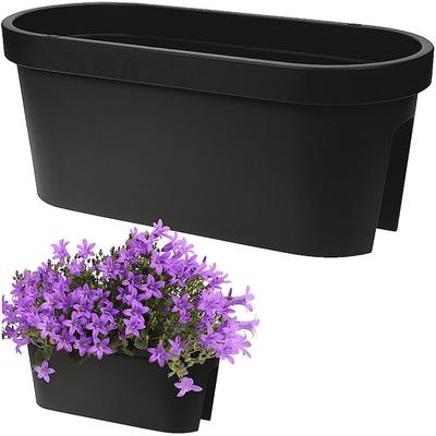 Balcony Flowerpot Box for Railing, Balustrade, Garden Railing 59 Cm