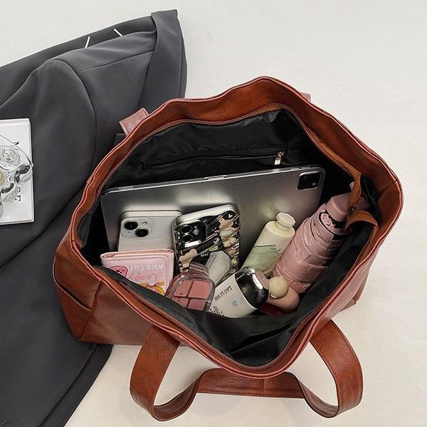 Big Bag Women's 2025 Tide Korean Version Versatile Large-capacity Tote Bag Shoulder Handbag Crossbody Large-capacity Storage