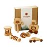 Children's Musical Wooden Rattle Toy Set for Early Education and Gift