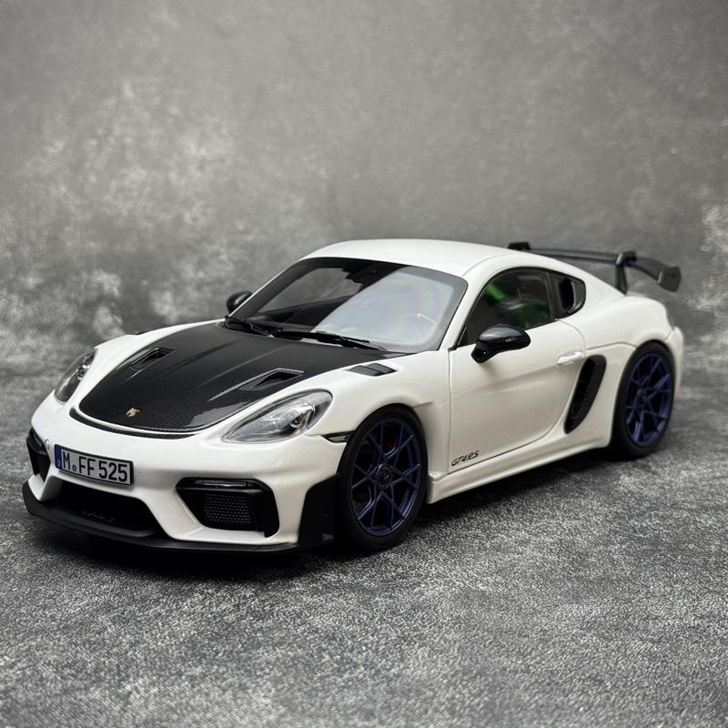

NOREV 1/18 Scale Cayman 718 GT4 RS/Weissach car model holiday gift collection Classic car die cast model