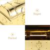 12Pcs European Style Wedding Candy Boxes Elegant Mini Treasure Chest Plastic Candy Favor Box for Bridal Shower Birthday Party