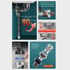 Single/Double Bowl Anti-Leak Drainage Kit Easy Install Sewer Replacement Pipe  Kitchen