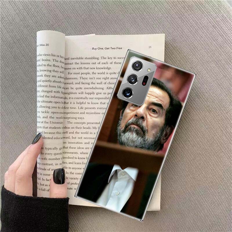 Etui Fashion Saddam Hussein Iraq Arabic Phone Case for Samsung A17 A37 A57 A54 A14 A24 A34 A07 A04S A02S A12 A22 A32 A52S A16 A2