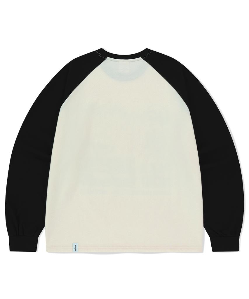MAHAGRID International Raglan Ls Tee Cream(Mg2Dfmt561A)