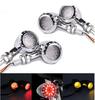 12V Motorcycle LED Turn Signal Brake Running Lamp Modified Bullet Turn Signal Lights LED Universal Motorcycle Indicator Lamp