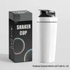304 Stainless Steel Multifunctional Shaker Cup: Large-Capacity Protein Powder, Milkshake, and Water Bottle for Outdoor Fitness.