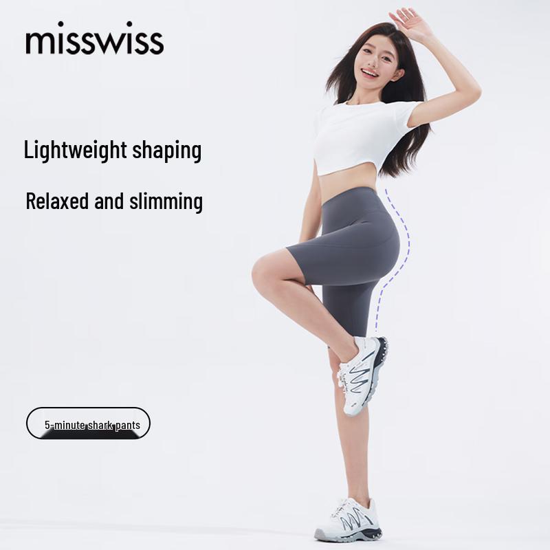 Women's 5-Point Tummy Control Yoga & Cycling Shark Pants