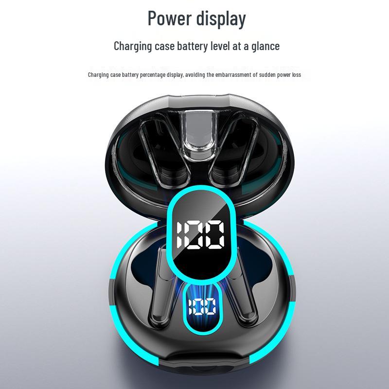 Wireless Bluetooth Noise-Cancelling TWS Sports Earphones with Dual Microphones and Ultra-Long Battery Life.