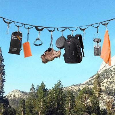 Multi-Functional Outdoor Camping Clothesline and Tent Hanging Rope - Lightweight and Durable Storage Solution