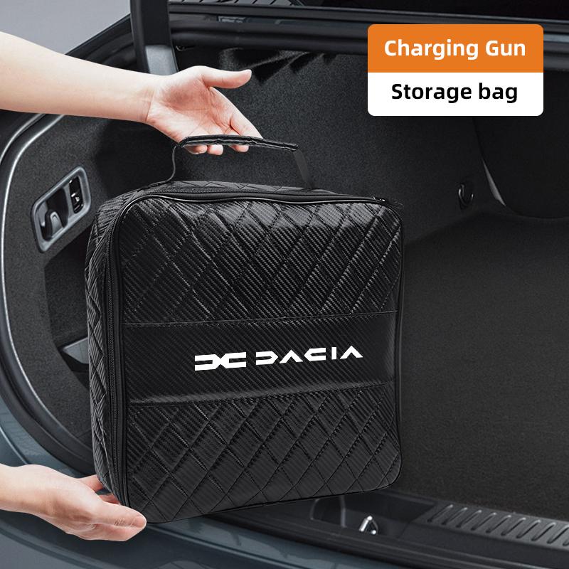Auto-Aufbewahrungstasche Leder-Organizer-Etui Für Dacia Logan Sandero Duster Lodgy Dokker Stepway Bigster Spring Jogger Solenza RS Mcv