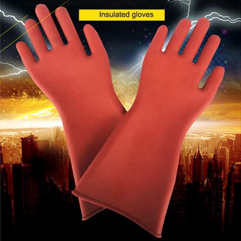 1 Pair Breathable Anti-Electricity Gloves Anti-electricity Protect Work Gloves  Electrical
