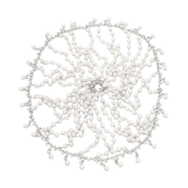 

Comfortable Grids Pearls Hair Jewelry For Formal Event Daily Wear Nonslip Hairpiece Accessory Hair Accessories 1