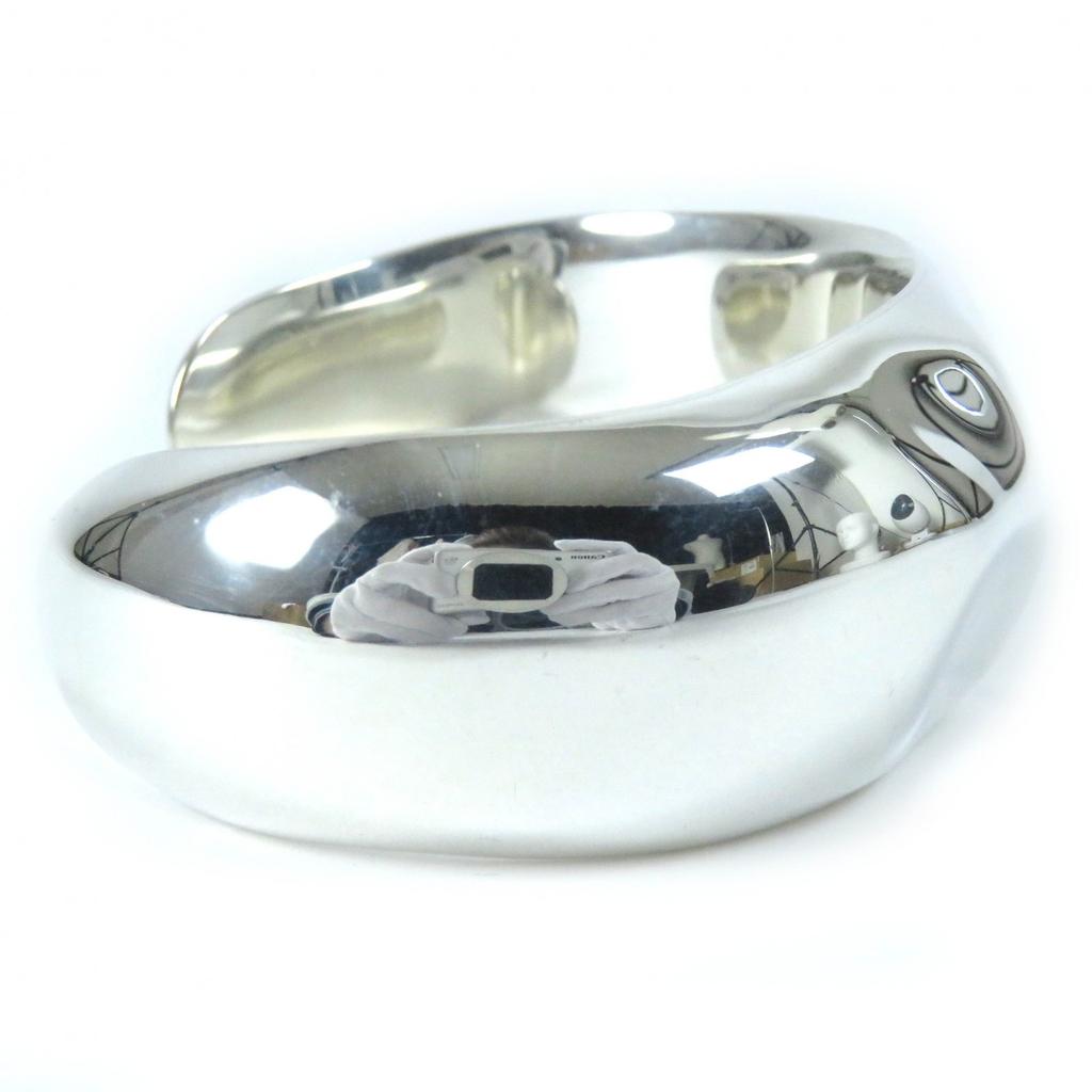 Excellent TIFFANY&Co. Bangle Facet Cuff Small Silver AG925 Women Used