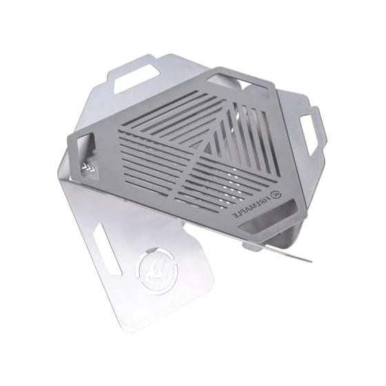 Fire-Maple Tabletop Bonfire Stand Mini Wood Stove BBQ Stove Bonfire Stand Stainless Steel Lightweight Compact Foldable Bonfire Cooking Easy Assembly
