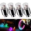 2/4/8Pcs Colorful LED Wheel Tire Valve Lights Motorcycle Car Wheel Tire Valve Caps Universal Dustproof Bicycle Valve Cover
