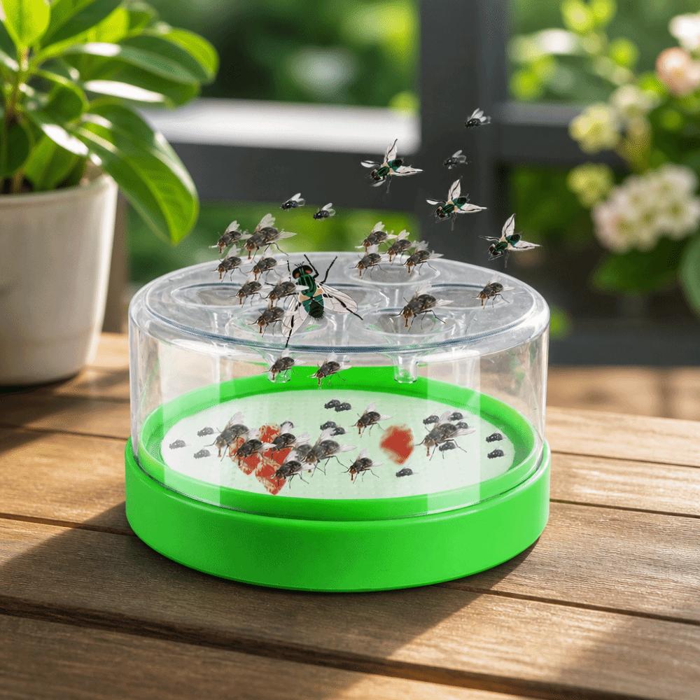 7 Holes Automatic Fly Trap Non-Toxic Mosquito Killler Practical Indoor Fly Repellent  Farm