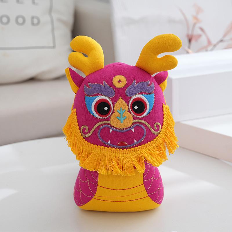 Adorable 2024 Dragon Plush Toy Soft Canvas Stuffed Animal Perfect For Gifts